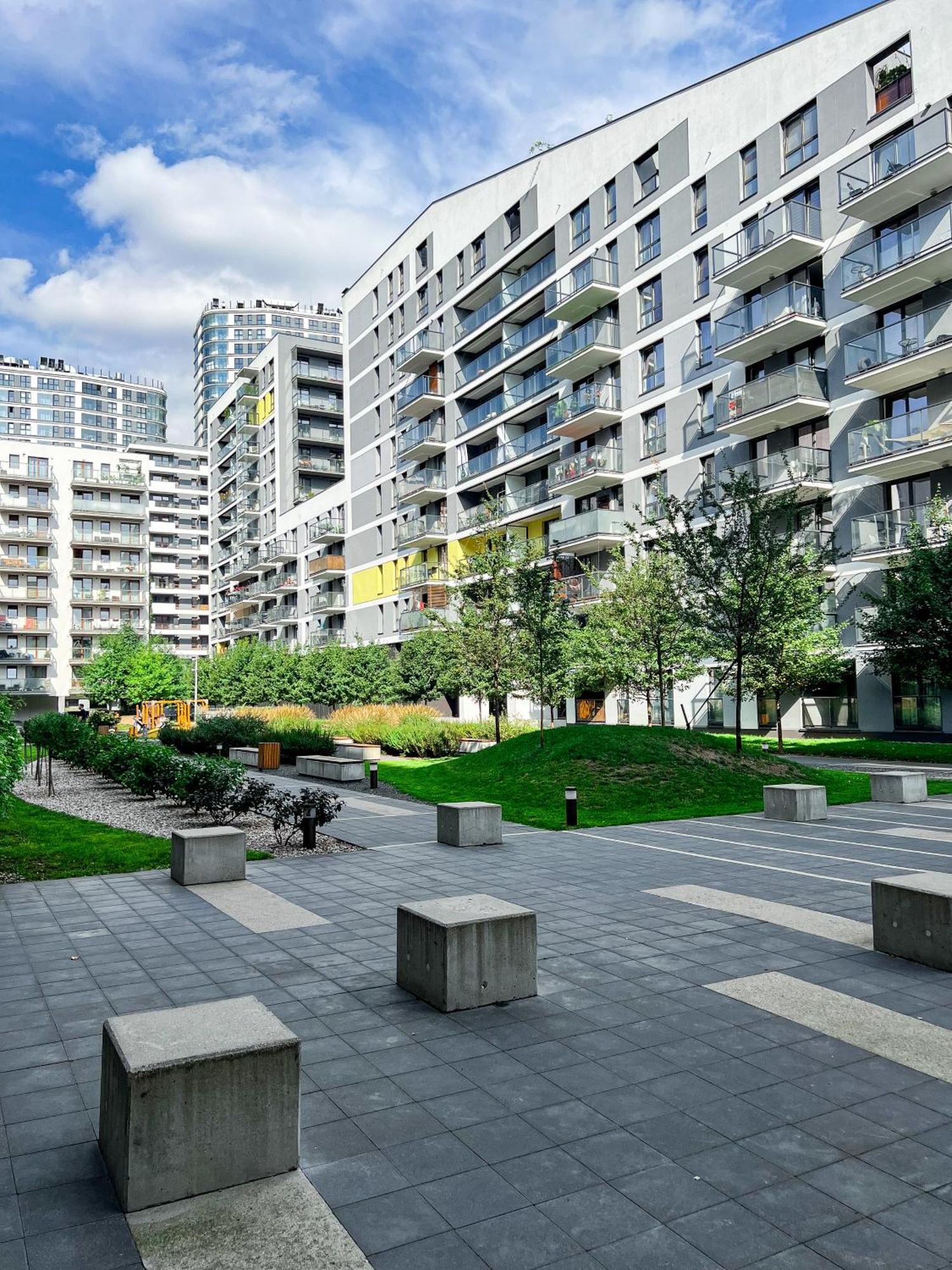 Nowoczesny Apartament - Blisko Centrum Warschau Exterior foto